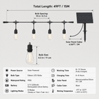 Waterproof  LED Outdoor Fairy Lights for Patio, Garden & Pergola
